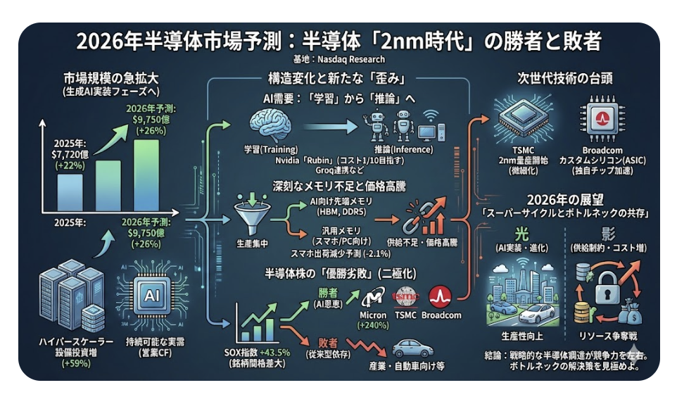 2026年半導体市場予測:半導体「2nm時代」の勝者と敗者:『ビジネス2.0』の視点:オルタナティブ・ブログ