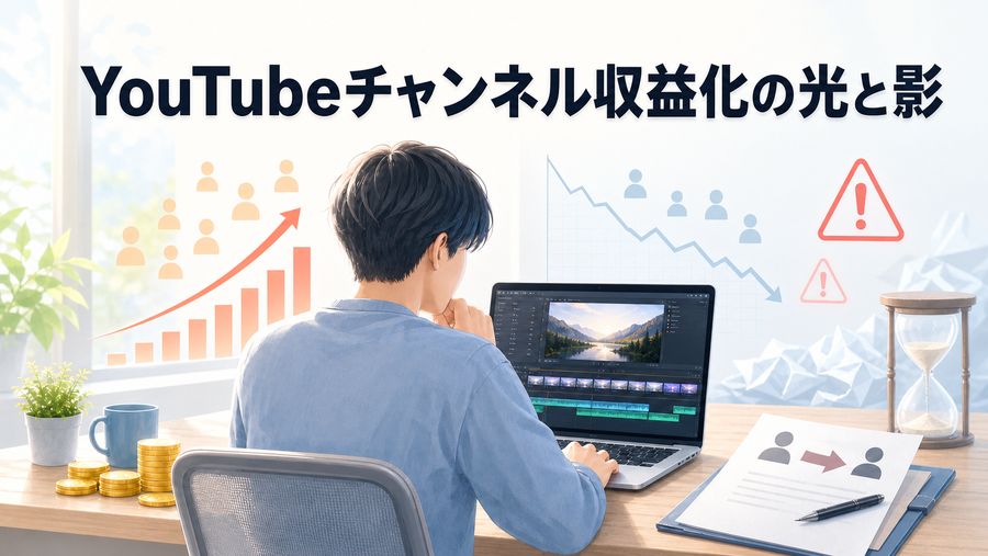 YouTubeチャンネル収益化の光と影.png