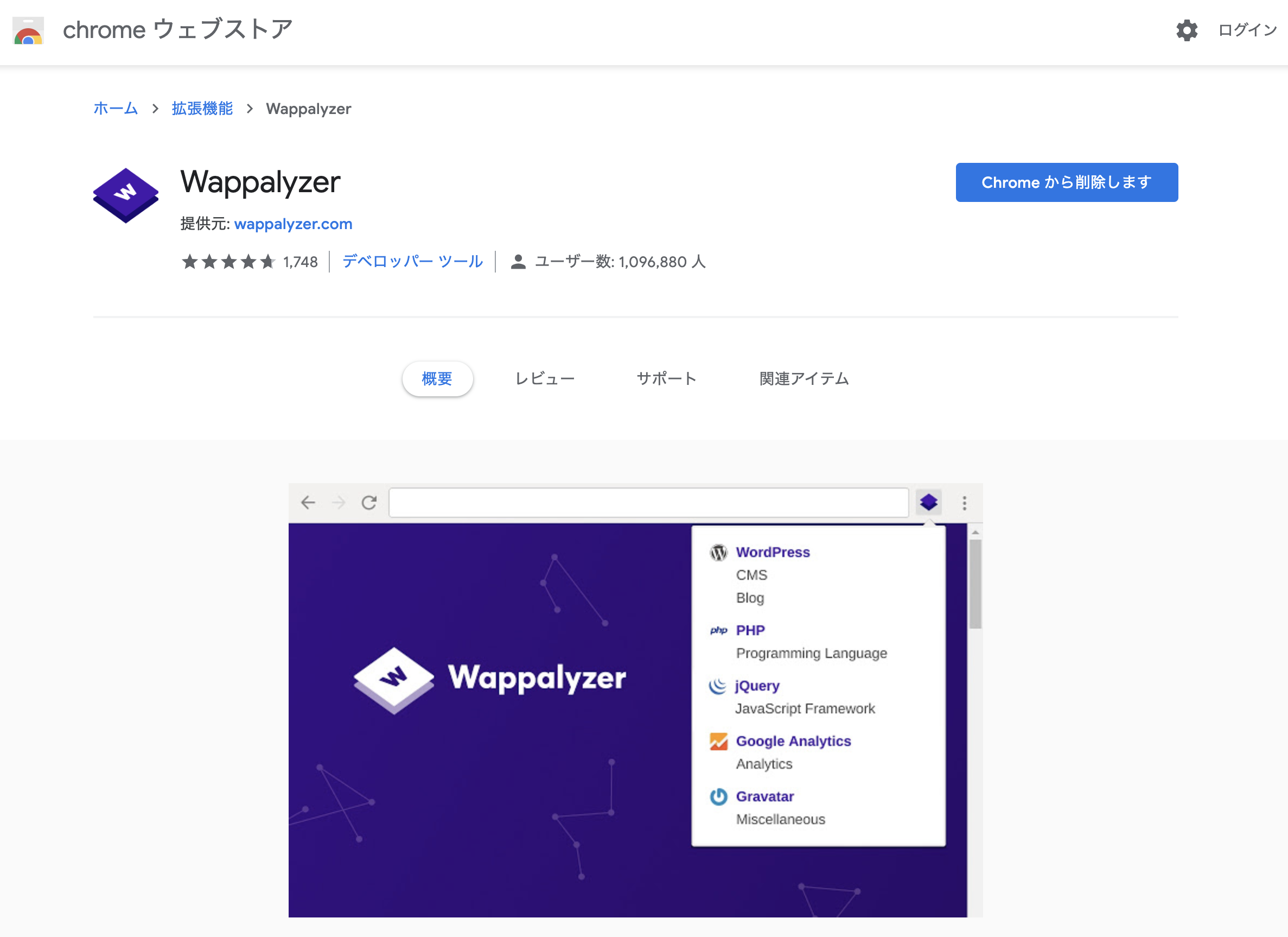 Google framework. Wappalyzer. Wappalyzer logo.