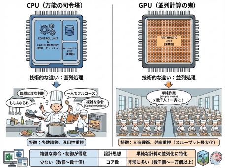 【図解】コレ1枚でわかるGPU：ITソリューション塾：オルタナティブ・ブログ