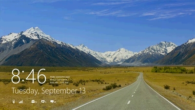 Windows 8のロックスクリーンの壁紙はニュージーランド ところでwindows Xpのあの壁紙は 海外速報部ログ オルタナティブ ブログ